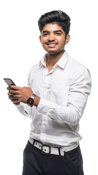 Professional using phone